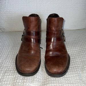 Born leather booties